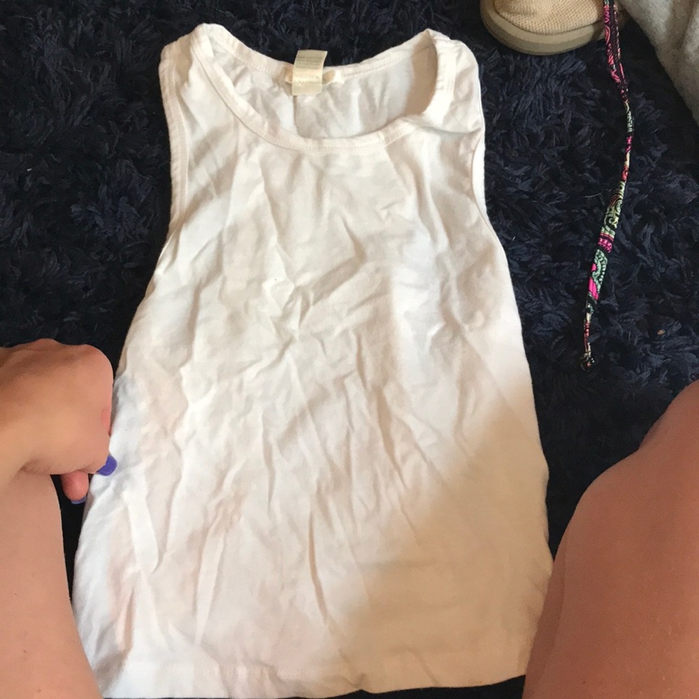 White Crop Top